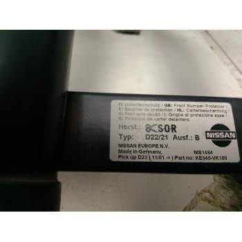 Recambio de refuerzo paragolpes delantero para nissan pick up (d22) 2.4 i 4wd referencia OEM IAM KE540VK100  