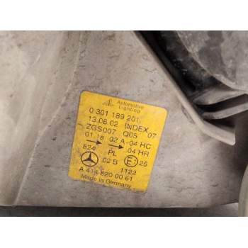 Recambio de faro izquierdo para mercedes-benz vaneo (414) 1.6 (414.700) referencia OEM IAM A4148200061 0301189201 
