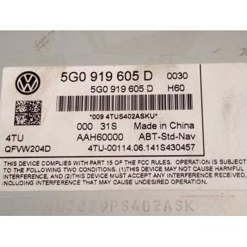 Recambio de sistema navegacion gps para volkswagen golf vii sportsvan advance bluemotion tech referencia OEM IAM 5G0919605  