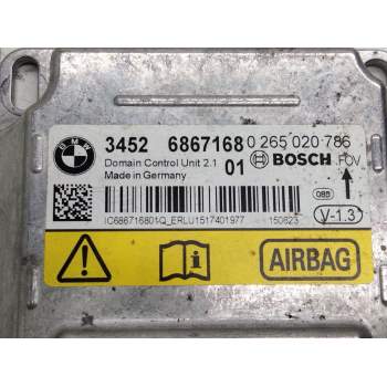 Recambio de centralita airbag para bmw serie 1 lim. (f20/f21) referencia OEM IAM 6867168  