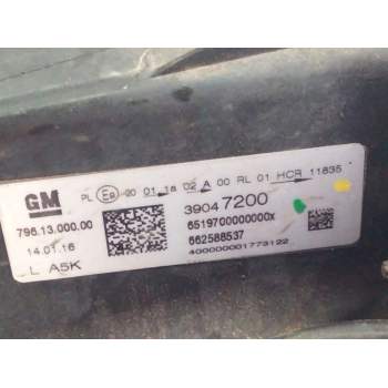 Recambio de faro izquierdo para opel astra k lim. 5türig referencia OEM IAM 39047200  