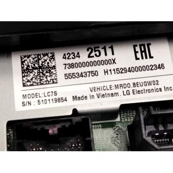 Recambio de sistema audio / radio cd para opel astra k lim. 5türig referencia OEM IAM 42342511  