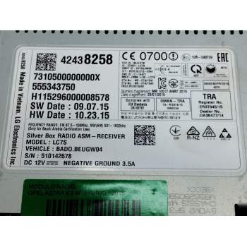 Recambio de modulo radio para opel astra k lim. 5türig referencia OEM IAM 42438258  