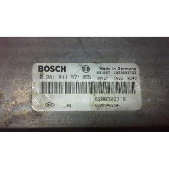 Recambio de centralita motor uce para renault laguna ii (bg0) privilege referencia OEM IAM 0281011571 8200309318 8200346254