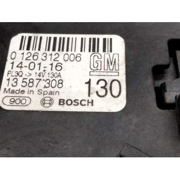 Recambio de alternador para opel astra k lim. 5türig referencia OEM IAM 13587308  
