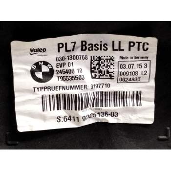 Recambio de calefaccion entera normal para bmw serie 1 lim. (f20/f21) referencia OEM IAM 932513803  