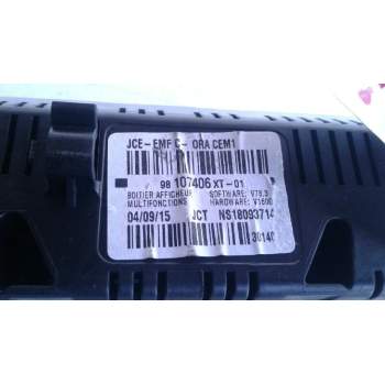 Recambio de pantalla multifuncion para citroën c3 tonic referencia OEM IAM 98107406XT  