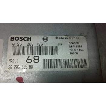 Recambio de centralita motor uce para citroën saxo 1.1 x referencia OEM IAM 0261203736 9620398980 26FM0266