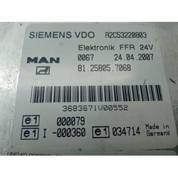 Recambio de unidad control ecu para man tg-a 32.xxx referencia OEM IAM A2C53220803 81258057068 3683671V00552