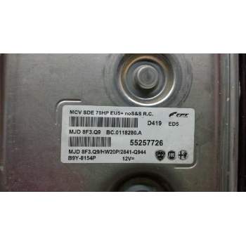 Recambio de centralita motor uce para peugeot bipper básico referencia OEM IAM 55257726 B9Y8154P MJD8F3Q9