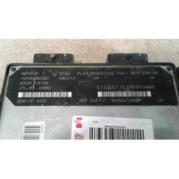 Recambio de centralita motor uce para peugeot 206 berlina xr referencia OEM IAM 9641390180 80924D 9646672880