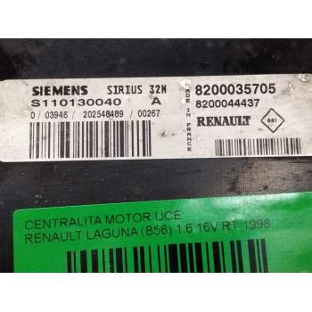 Recambio de centralita motor uce para renault laguna (b56) 1.6 16v rt referencia OEM IAM 8200035705  