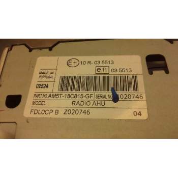 Recambio de sistema audio / radio cd para ford c-max edition referencia OEM IAM AM5T18C515GF  