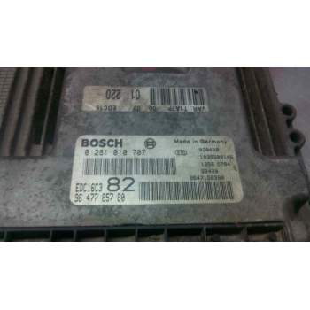 Recambio de centralita motor uce para peugeot 206 berlina xr referencia OEM IAM 0281010707 9647785780 9647158380