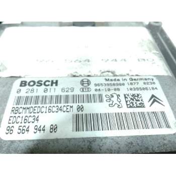 Recambio de centralita motor uce para citroën c4 coupe vtr referencia OEM IAM 0281011629 9656494480 9653958980