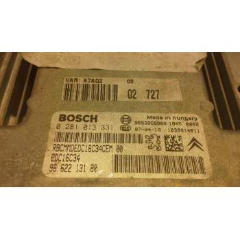 Recambio de centralita motor uce para peugeot 207 xs pack referencia OEM IAM 9662213180 0281013331 9653958980