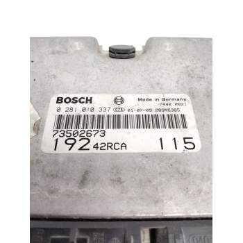 Recambio de centralita motor uce para fiat stilo (192) 1.9 jtd cat referencia OEM IAM 0281010337 73502673 19242RCA