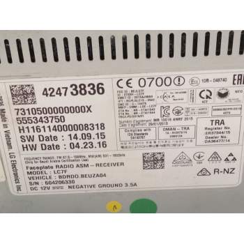 Recambio de sistema navegacion gps para opel corsa e edition ecoflex referencia OEM IAM 42473836  