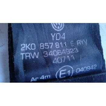 Recambio de cinturon seguridad trasero izquierdo para volkswagen caddy ka/kb (2k) furg. referencia OEM IAM 2K0857811  