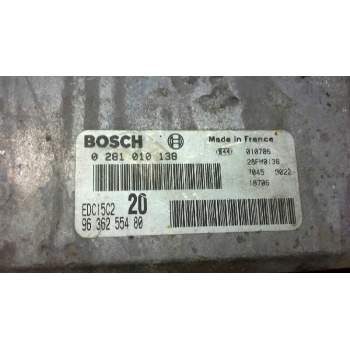 Recambio de centralita motor uce para peugeot partner (s1) 2.0 hdi cat referencia OEM IAM 0281010138 9636255480 28FM0136