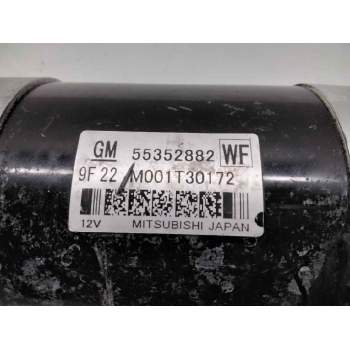 Recambio de motor arranque para opel insignia berlina excellence referencia OEM IAM 55352882 MOOO1T30172 