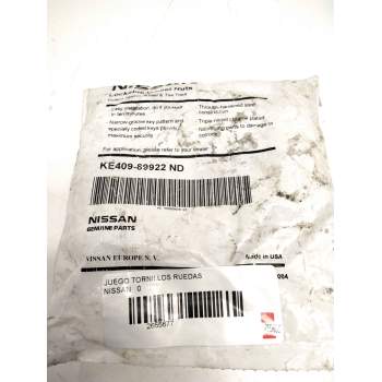 Recambio de juego tornillos ruedas para nissan referencia OEM IAM KE40989922ND  