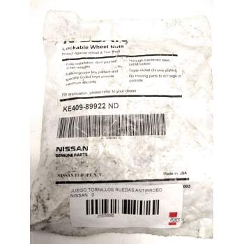 Recambio de juego tornillos ruedas para nissan referencia OEM IAM KE40989922ND  