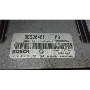 Recambio de centralita motor uce para chevrolet epica lt referencia OEM IAM 0281016721 96930401 5100360017