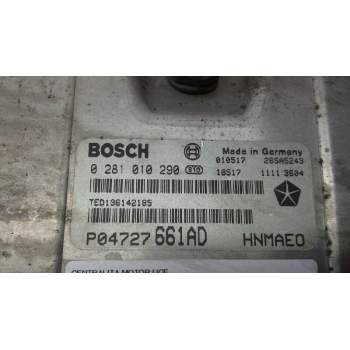 Recambio de centralita motor uce para chrysler voyager (rg) 2.5 crd se referencia OEM IAM 0281010290 P04727661AD 