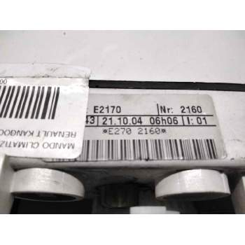 Recambio de mando climatizador para renault kangoo (f/kc0) authentique 4x4 referencia OEM IAM E2702160  
