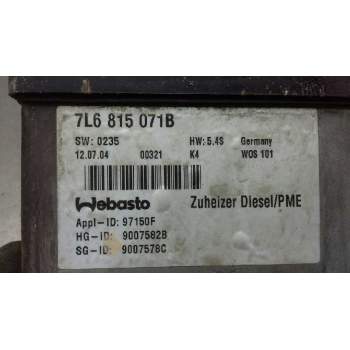 Recambio de calefaccion autonoma para volkswagen touareg (7la) tdi r5 referencia OEM IAM 7L6815071B  