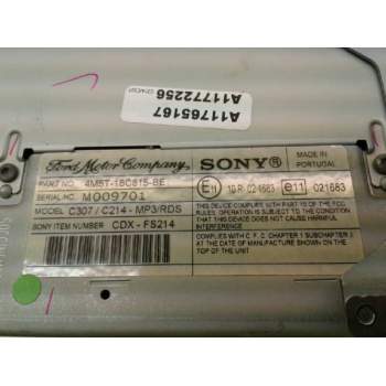 Recambio de sistema audio / radio cd para ford focus berlina (cap) ambiente (d) referencia OEM IAM 4M5718C815BE  
