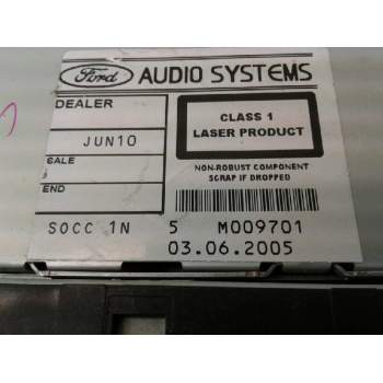 Recambio de sistema audio / radio cd para ford focus berlina (cap) ambiente (d) referencia OEM IAM 4M5718C815BE  