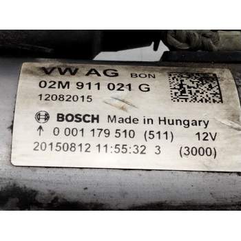 Recambio de motor arranque para volkswagen polo (6c1) fresh referencia OEM IAM 02M911021G  