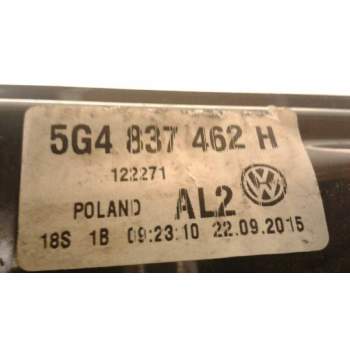 Recambio de elevalunas delantero derecho para volkswagen golf vii lim. 1.6 16v tdi dpf referencia OEM IAM 5G4837462H  