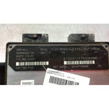 Recambio de centralita motor uce para peugeot 206 berlina xr referencia OEM IAM 9641390180 9644710280 80845J