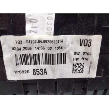 Recambio de cuadro instrumentos para seat altea (5p1) 1.9 tdi referencia OEM IAM 1P0920  