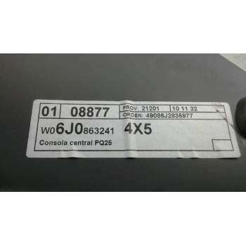 Recambio de consola central para seat ibiza sc (6j1) reference referencia OEM IAM W06J0863241  
