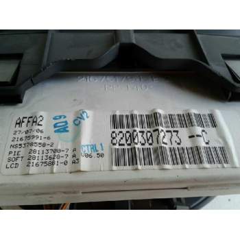 Recambio de pantalla multifuncion para renault clio iii confort dynamique referencia OEM IAM 8200307273  