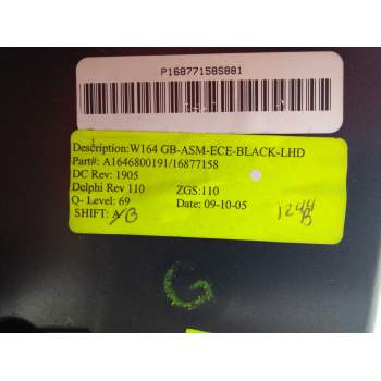 Recambio de guantera para mercedes-benz clase m (w164) 320 / 350 cdi (164.122) referencia OEM IAM A1646800191  