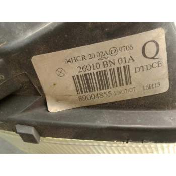 Recambio de faro derecho para nissan almera (n16/e) acenta referencia OEM IAM 89004855D  