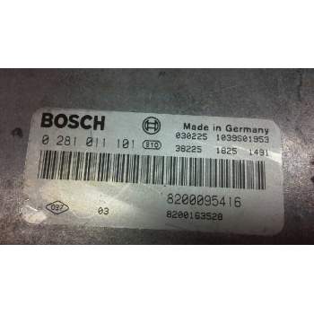 Recambio de centralita motor uce para renault laguna ii grandtour (kg0) expression referencia OEM IAM 0281011101 8200095416 8200