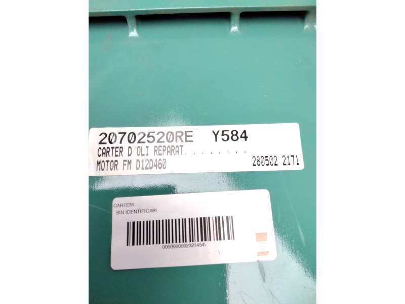 Recambio de carter para volvo fh 12 2002 referencia OEM IAM D12D460 2805022171 20702520RE