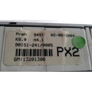 Recambio de mando calefaccion aire acondicionado para opel astra h berlina elegance referencia OEM IAM 13201297  