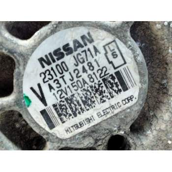 Recambio de alternador para nissan qashqai+2 (jj10) 2.0 dci turbodiesel cat referencia OEM IAM A003TJ2481  