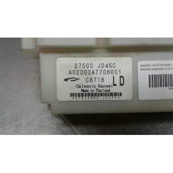 Recambio de mando calefaccion aire acondicionado para nissan qashqai (j10) tekna referencia OEM IAM 27500JD45C  
