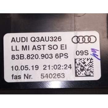 Recambio de aireador central para audi q3 (f3b) 35 tdi referencia OEM IAM 83B820903  