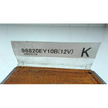 Recambio de centralita airbag para nissan qashqai (j10) 2.0 dci turbodiesel cat referencia OEM IAM 98820EY10B  