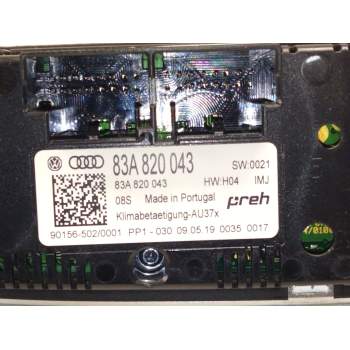 Recambio de mando calefaccion aire acondicionado para audi q3 (f3b) 35 tdi referencia OEM IAM 83A820043  