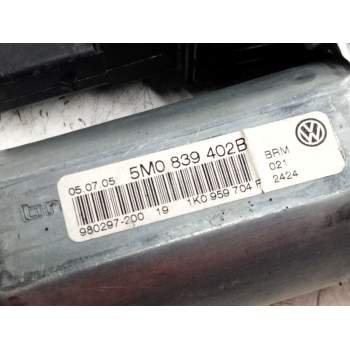 Recambio de elevalunas trasero derecho para volkswagen golf plus (5m1) 2.0 tdi referencia OEM IAM 5M0839402B  